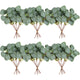 ZeKonan 40 Pcs Artificial Silver Dollar Eucalyptus Stems Faux Branches