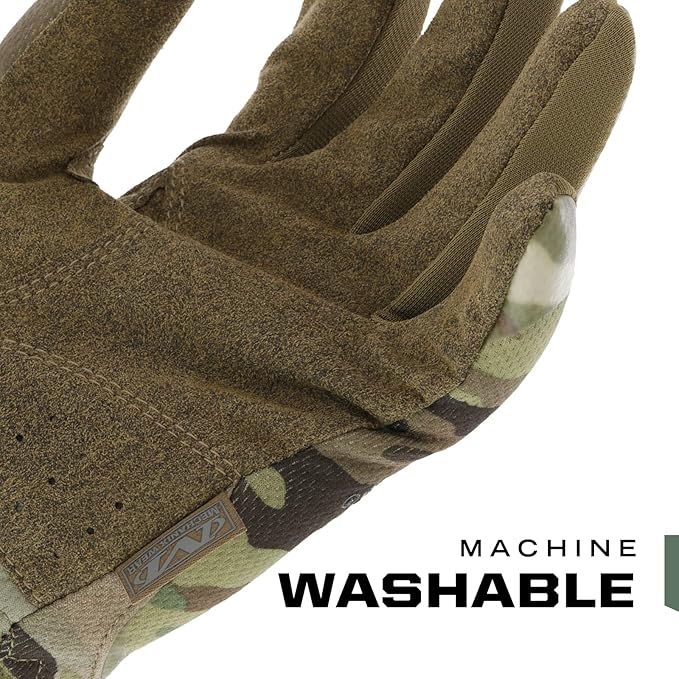 Mechanix Wear FastFit Tactical Gloves - Heavy Duty Lightweight Multipurpose Gloves - Flexible Grip & Reinforced Palm - Touchscreen Capable - Large - MultiCam Camouflage