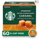 Starbucks K-Cup Coffee Pods, Flavored Hot or Iced Coffee, Caramel, 60 Keurig Pods