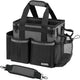 Compact Wearable Cleaning Caddy, Small Cleaning Caddy Supplies Organizer with Handle & Shoulder Straps for Housekeepers, Under Sink & Car Cleaning Tool Organizers Bag (DarkGrey)