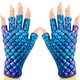 ManiGlovz - The Original UPF 50+ UV/LED Protective Gloves for Gel Manicures, Sun Protection Fingerless Gloves-Shield Skin from The Sun and Nail Lamp- Candy Python