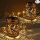 2 Pack Hummingbird Solar Lanterns Garden Decor Birthday Gifts for Women Mon Grandma Metal Hanging Solar Lights Waterproof Outdoor Decoration for Outside LED Lanterns for Yard