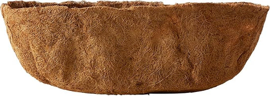 Bosmere Pre-Formed Coco Liner with Soil Moist – 24-Inch Replacement Liner for Window Boxes & Hanging Baskets