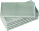 6 Pack Microfiber Glass Cleaning Cloth, 16 Inch X 16 Inch, Lint Free Quickly Clean Window, Glasses, Windshields, Mirrors, and Stainless Steel, Green