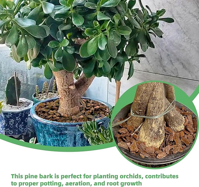 18 Quart Organic Orchid Bark for Potting-Natural Orchid Mulch for Potted Plants, Root Development of Orchid Plants and Garden Soil Amendment Mix……