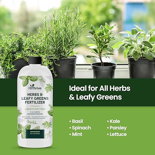 16oz Liquid Fertilizer for Vegetable Garden – Makes 24 Gallons of Garden Fertilizer for Outdoor Vegetables - Herbs & Leafy Greens Live Plants Indoor Plant Food, Liquid Plant Food for Growth & Flavor
