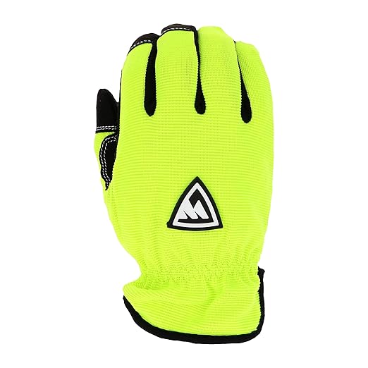 West Chester High Dexterity Slip-On Winter Gloves, Thinsulate Lining, Tear-Resistant, Safety Work Gloves, X-Large (96555-XL), Yellow/Black