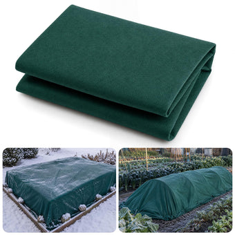 12.4x9.8 Ft Plant Covers Freeze Protection, Warm Winter Frost Cloth Blanket