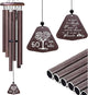 Fusui 60th Wedding Anniversary Wind Chimes Gifts, Happy 60th Anniversary Decorations Gift for Parents Couple Husband Wife, Romantic 60 Year Anniversary's Keepsake Ideas Wind Chimes for Outside 32"