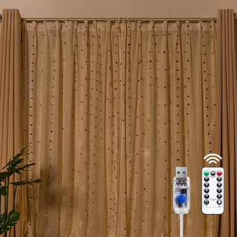 Brightown 300 LED Fairy Curtain Lights, Curtain String Lights