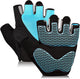 Workout Gloves for Women - Breathable Weight Lifting Gloves with Non-Slip Silicone Padding, Fingerless Gym Gloves for Cycling, Rowing, Pull Ups & Training (4 Sizes)