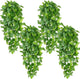 Waipfaru Fake Hanging Plants, 4pcs Artificial Hanging Plant, Faux Ivy Pothos Vines Greenery for Wall Home Bedroom Living Room Aesthetic Kitchen Office Aesthetic Kitchen Indoor Outdoor Decor