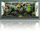 Phailozoo 50 Gallon Bearded Dragon Tank, Reptile Enclosure for Easy Maintenance, Front Opening Reptile Tank with Top Screen Ventilation & Glass Sliding Door 36''x18''x18''