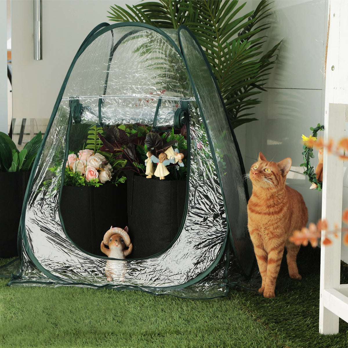 Gardzen 2 Pack 27"x27"x31" Pop Up Grow Tent