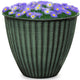 Headwind Monroe Natural Ironstone Collection - 12 Inch Cirrus Light Gray Plant Pot – for Succulent Pots, Flower Pot, Planters for Indoor Plants & Outdoor Planter Pots for Plants by Robert Allen