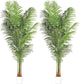 ProDeco Artificial Palm Tree 7.2Ft Tall Large Fake Plant Indoor Decorative Faux Silk Green Potted Plants for Office Living Room Outdoor Home Decor (2 Pack)