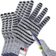 Cutting Gloves, 2 Pairs Cut Resistant Gloves, Cut Proof Gloves Kitchen, Cutting Gloves for Chef, Cut Gloves, Grey