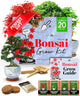 HOME GROWN Bonsai Tree Kit – Premium Ceramic Starter Set with 4 Bonsai Varieties – Easy Indoor Gardening Gift for Men & Women – Unique Plant Kit for Beginners & Nature Lovers