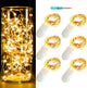OakHaomie 6 Pack Fairy Lights Battery Operated No Remote LED Starry String Lights 30 Micro Starry LEDs on 10ft Copper Wire Light for DIY Wedding Centerpiece Table Decorations (Copper Warm White)