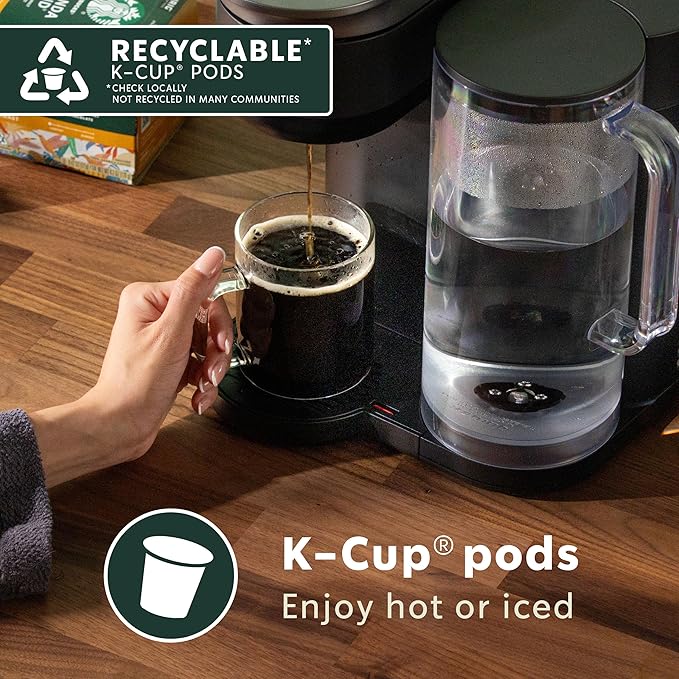 Starbucks K-Cup Coffee Pods, Medium Roast Hot or Iced Coffee, Decaf Pike Place Roast, 96 Keurig Pods