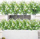 AmyHomie 20 Bundles Artificial Flowers for Outdoor Outside Spring Summer Decoration UV Resistant Faux Flowers No Fade Fake Plastic Plants Garden Porch Window Box Decorating
