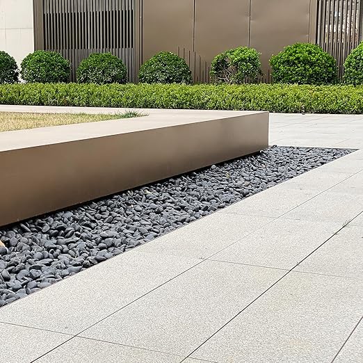 GreenVibe Large River Rocks for Landscaping, 20lbs Black Pebbles for Indoor Plants, 2-3 Inch Decorative Rocks for Planters, High Polished Stones for Vase Filler Fish Tank Garden