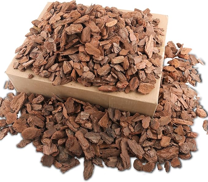 18 Quart Organic Big Size Orchid Bark for Plants, Root Development of Orchid Plants and Garden Soil Amendment…