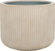 SAFAVIEH Outdoor Collection Lucca Beige Cement Ficonstone Planter Pot