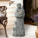 LuxenHome 27.6" Outdoor St. Francis Statues, Outdoor Garden Sculptures