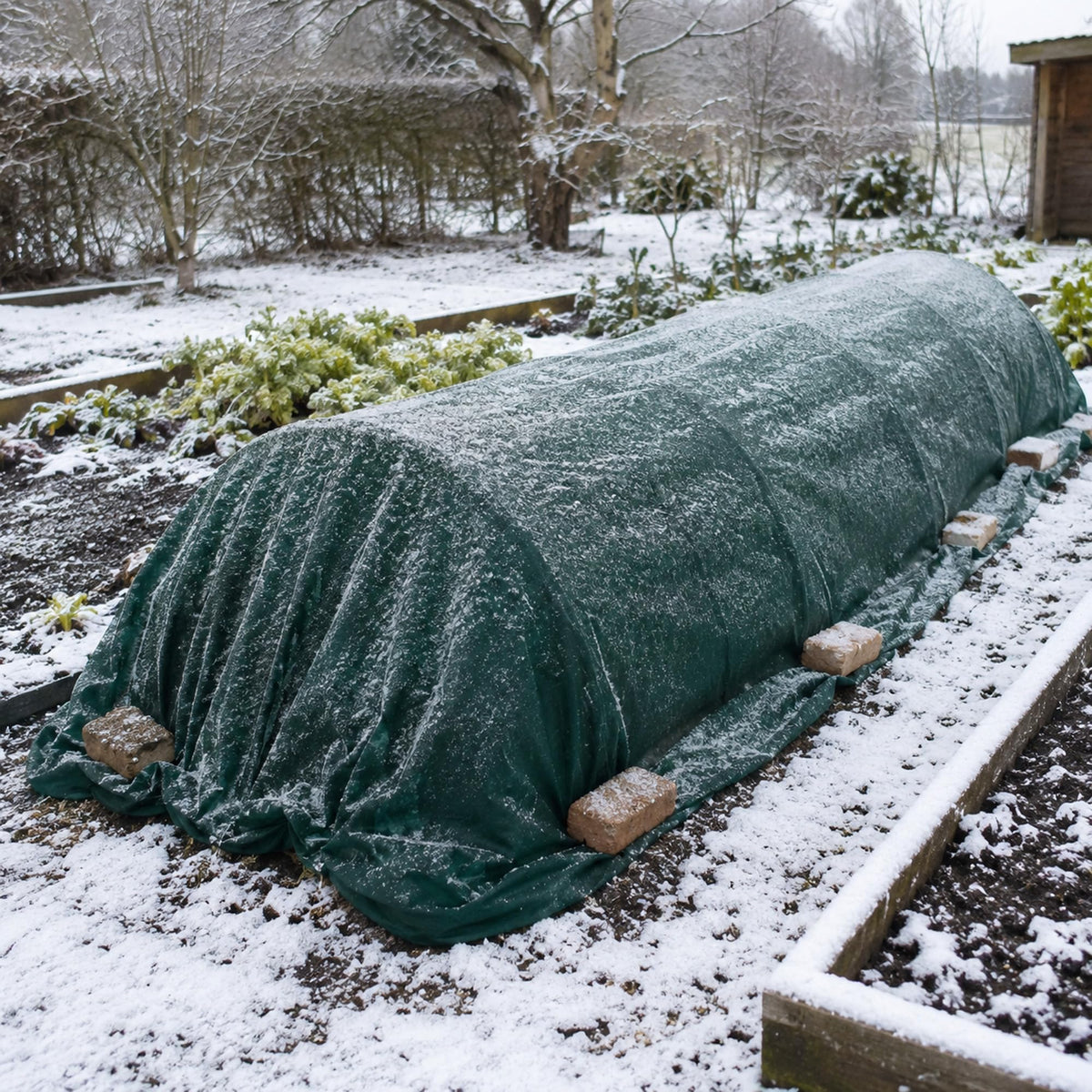 12.4x9.8 Ft Plant Covers Freeze Protection, Warm Winter Frost Cloth Blanket