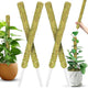 DUSPRO Natural Stackable Moss Pole for Plants Monstera Potted Plant Stakes for Indoor Plants Extendable Plant Pole Moss Sticks for Plants Climbing Vine Supporting Monstera Trellis 4Pcs 22''