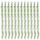 Lyrow 12 Piece Artificial Baby Breath Flower Vines 5.9ft Faux Hanging Gypsophila Greenery Garland Vines Fake Bulk Baby Breath Garland for Wedding Party Table Home Backdrop Wall Decor (White)