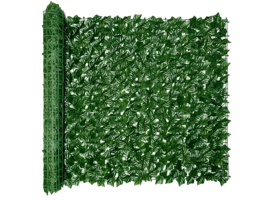 Balcony Privacy Screen, 40"x 80" Artificial Ivy Privacy Fence Panel