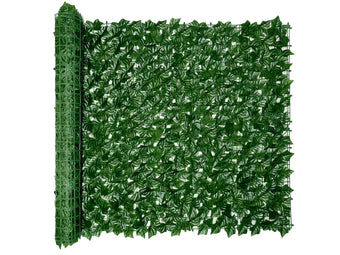 Balcony Privacy Screen, 40"x 120" Artificial Ivy Privacy Fence Panel