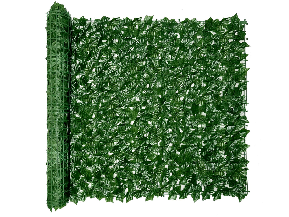 Balcony Privacy Screen, 80"x 120" Artificial Ivy Privacy Fence Panel