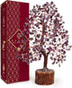Crystal Tree of Life Amethyst Healing Crystal Trees for Home & Office Decoration, Handmade Crystal Money Bonsai Trees for Positive Energy, Good Luck, Christmas Decor, Birthday Gifts for Women, Mom