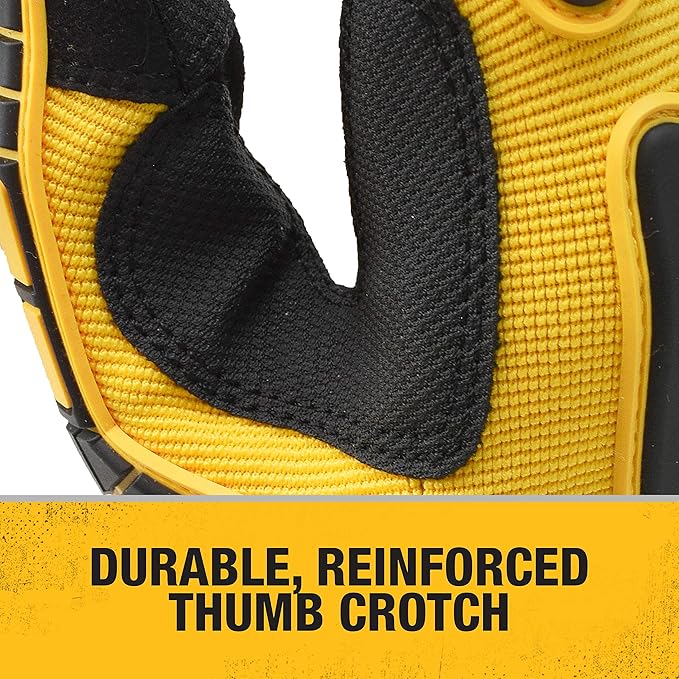 DEWALT DPG781 Performance Mechanic Work Glove with TPR Impact Protection and Anti-Slip Grip - X-Large (1 Pair)
