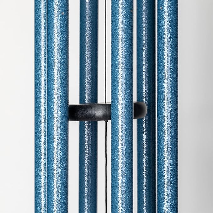 Corinthian Bells by Wind River - 36 inch Sky Blue Wind Chime for Patio, Backyard, Garden, and Outdoor Decor (Aluminum Chime) Made in The USA