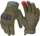 KEMIMOTO Tactical Gloves for Men, Touchscreen Motorcycle Gloves with Hard Shell & Palm Padding for Sports Motorcycle Cycling Tactical Airsoft Paintball Hunting Hiking Camping Climbing