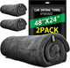 2 Pack Car Drying Towels (48”x24”),Extra Large Double-Twist Pile Drying Towels Car Detailing for Car Care Wash,Car Super Cleaning Supplies Accessories kit,Ultra Absorbency