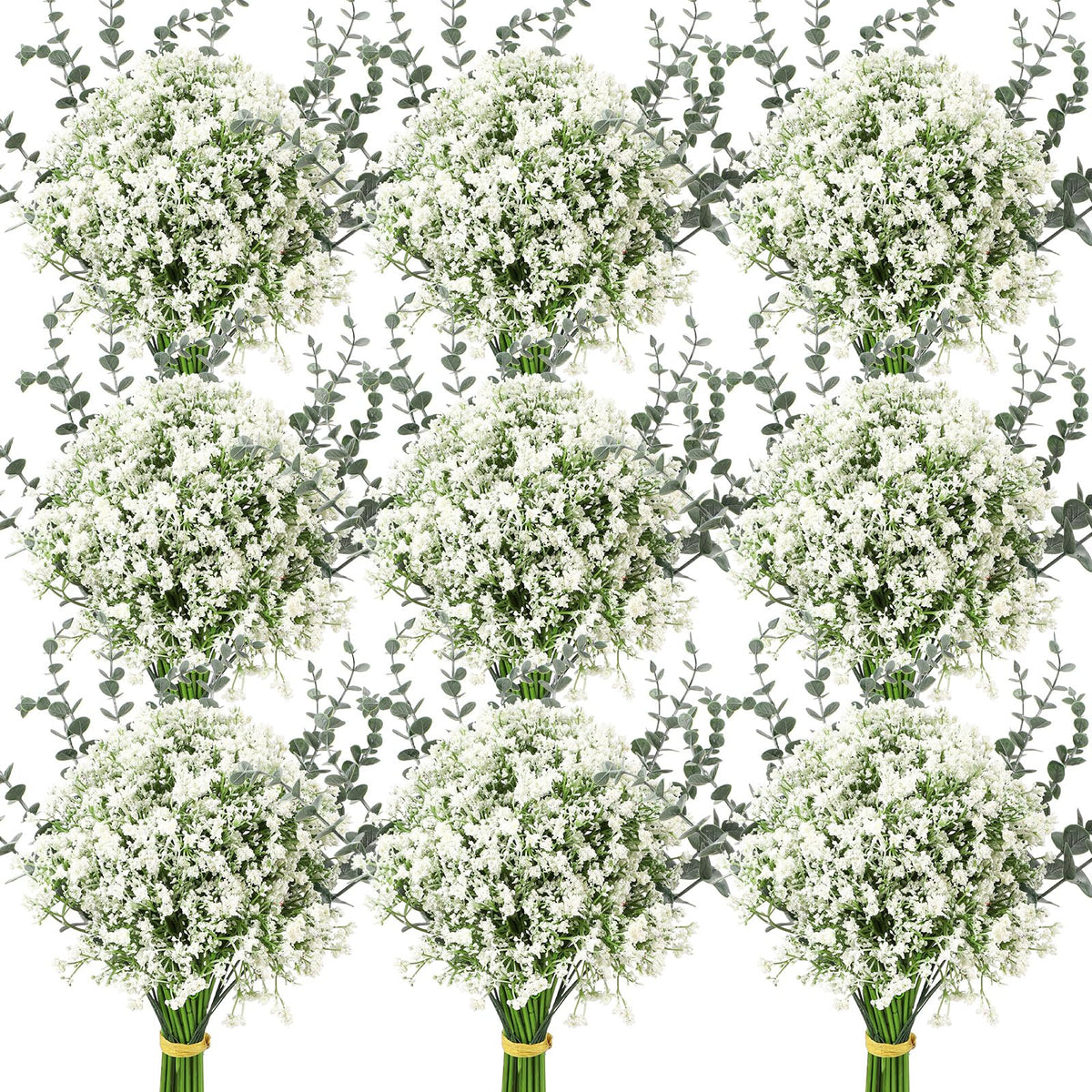 Retrowavy 250 Pcs Babys Breath Artificial Flowers Bulk Babys Breath Flowers