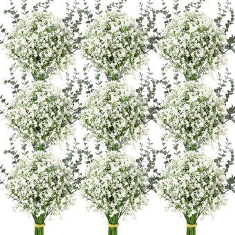 Retrowavy 250 Pcs Babys Breath Artificial Flowers Bulk Babys Breath Flowers