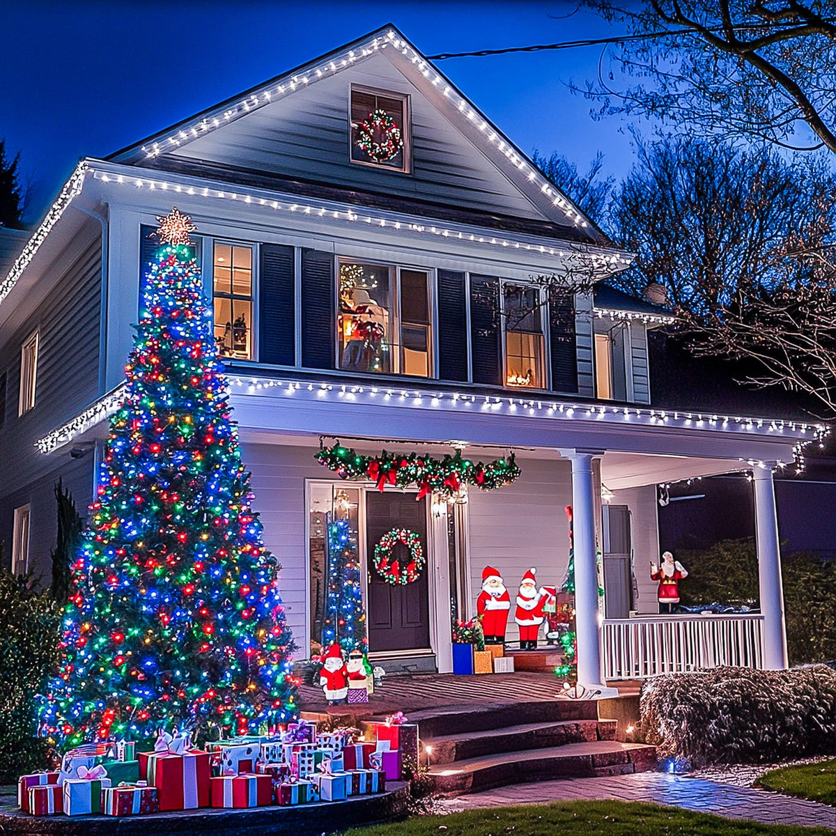 JMEXSUSS Christmas Lights, 600 LED 168FT Color Changing String Lights