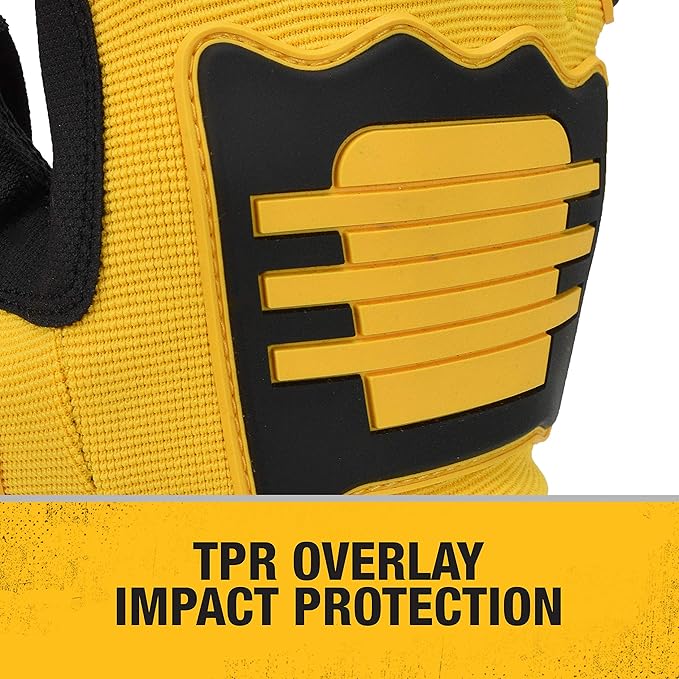 DEWALT DPG781 Performance Mechanic Work Glove with TPR Impact Protection and Anti-Slip Grip - X-Large (1 Pair)