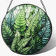 LAOWEIKI 8'' Fern Plant Sun Catcher Ornament, Stained Glass Window Hanging, Sun Catchers for Windows Hanging Ornaments, Window Decor | Plant Lover Gifts, Housewarming Gifts