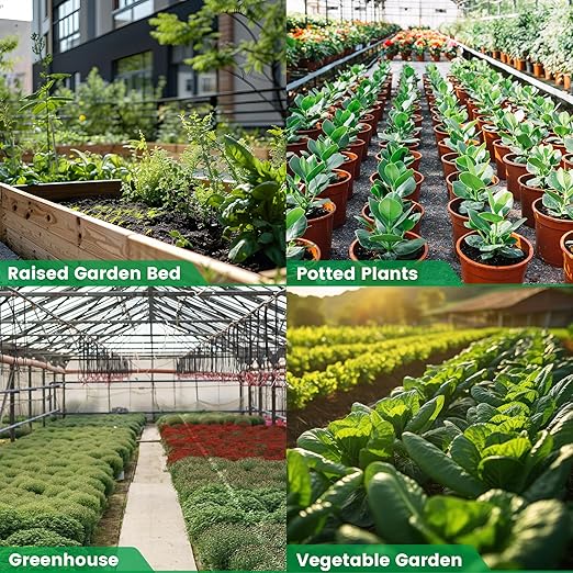Bonviee 20-Pack Drip Irrigation Emitters- 1/4" Push-to-Connect Precision Irrigation Stakes - Low Flow Garden Watering System for Vegetables, Shrubs & Flower Beds