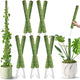 DUSPRO 10Pcs 22'' Green Stackable Mesh Moss Pole for Plants Climbing Vine Supporting Monstera Trellis, for Indoor Plants Extendable Plant Pole Moss Sticks, for Potted Plant Stakes