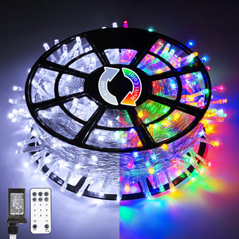 JMEXSUSS Christmas Lights, 600 LED 168FT Color Changing String Lights