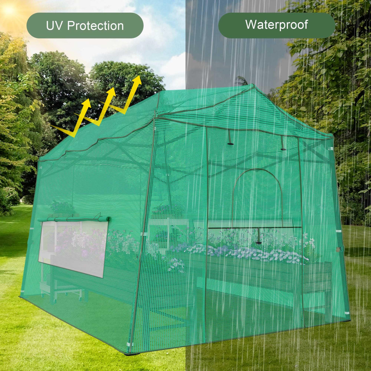 Yardsight 11 x 8.5 ft Portable Pop-up Walk-in Greenhouse