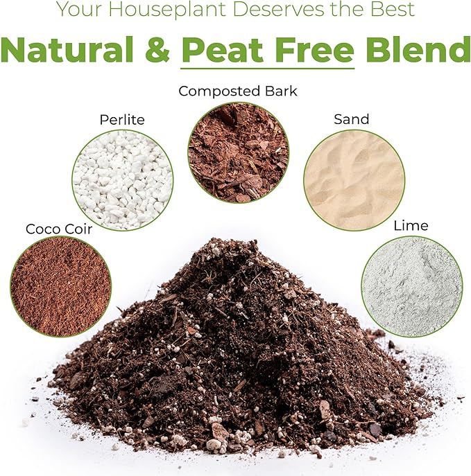 Perfect Plants Indoor Plant Soil 4qt | Perfectly Balanced Potting Mix | Gardening Substrate for All Varieties of Live houseplants